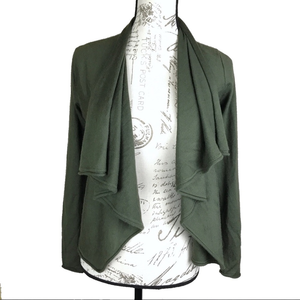 Ralph Lauren BL Green Cashmere Silk Cardigan S